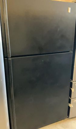 GE  Top Mount Black Refrigerator

