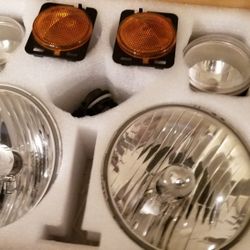 Factory headlights 2013 Jeep Wrangler
