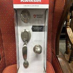 Kwikset Front Entry Door Lock, Complete, new Sealed