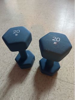 🏋️‍♂️ 20 LB Dumbbell Set – Like New 💪 🏋️‍♂️