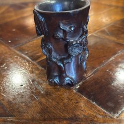 Chinese carved brush pot