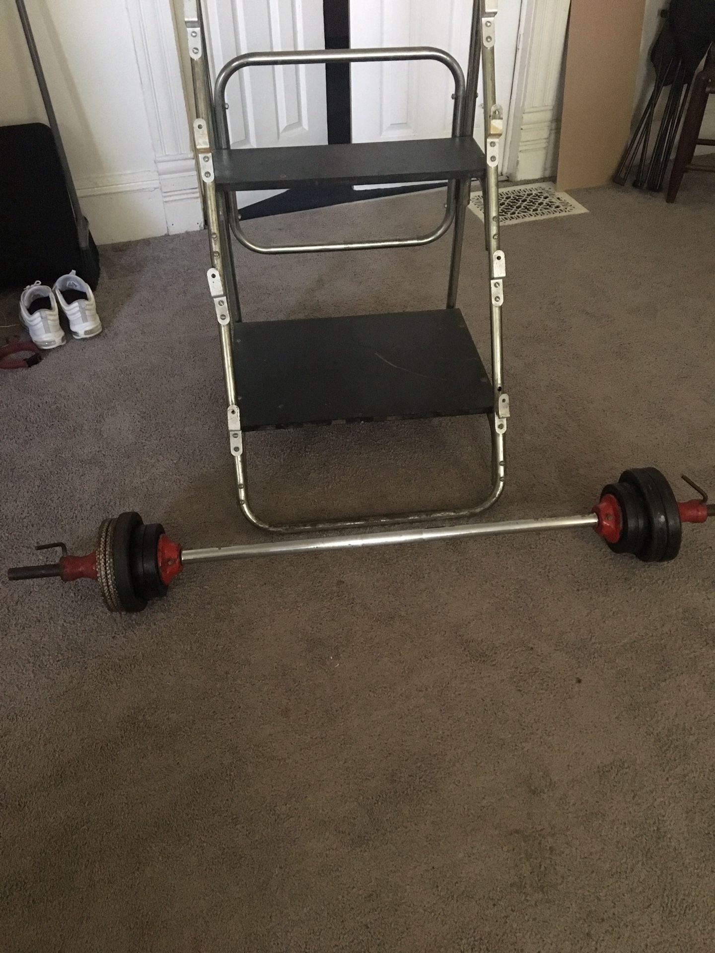 Weight bar and holder