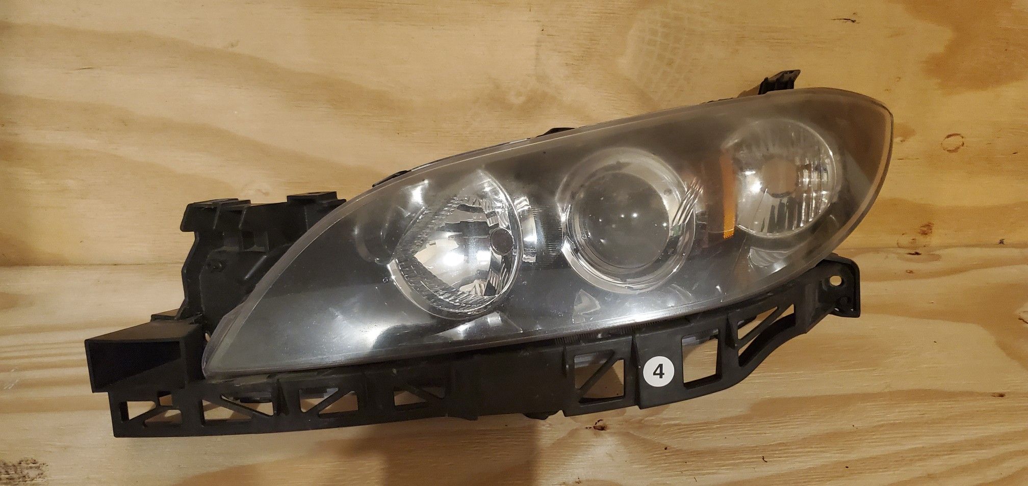 PART # BN8P 51 0L0B Front Left Headlight Mazda Headlamp for 2004 to 2009 Mazda 3