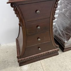 Furniture: Wooden Chests with Distinctive Hourglass Silhouette 