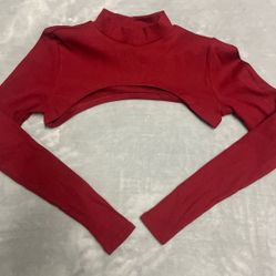 Red Women's Croo Too