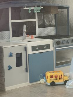 Kids wooden kitchen