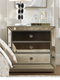 Omni Mirrored 3 Drawer Chest 