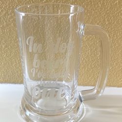 Funny Beer Mug “In dog beers I’ve only had one”