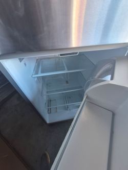 Stainless whirlpool fridge  like new
