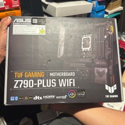 ASUS TUF Gaming Z790-Plus WiFi LGA 1700(Intel 14th,12th &13th Gen) ATX Gaming Motherboard(PCIe 5.0,DDR5,4xM.2 Slots,16+1 DrMOS,WiFi 6,2.5Gb LAN,Front 