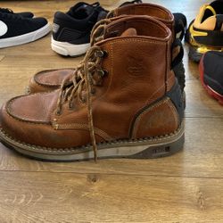 Mens Georgia Boot Brown Work Boots Size 13
