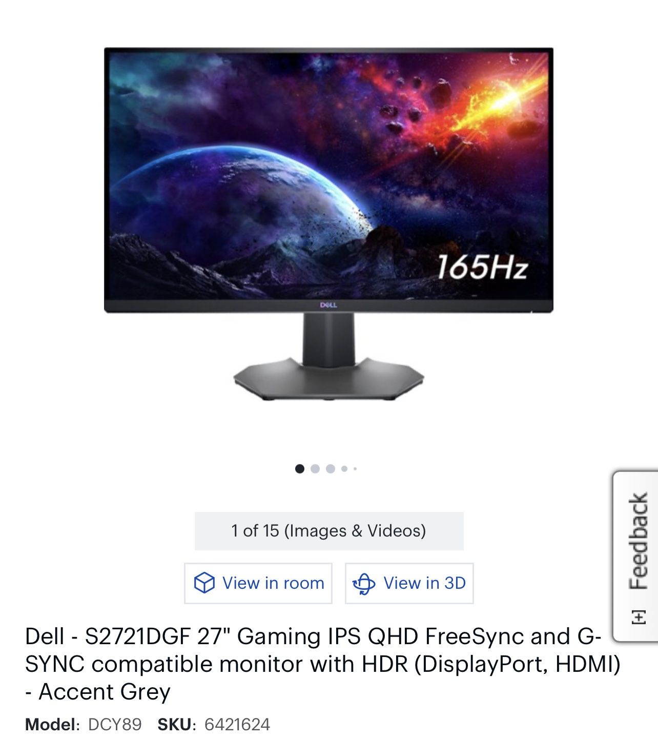 Dell Gaming Monitor