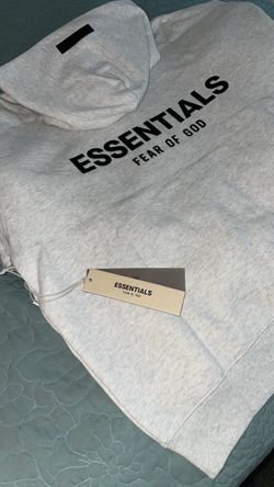 White essentials hoodie size medium