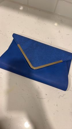 Blue Aldo clutch