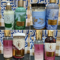 Bath & Body Works aromatherapy sets $18 each two-piece