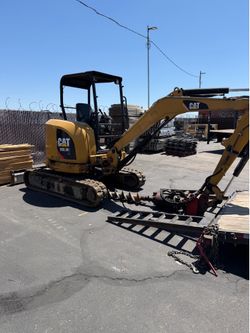Cat mini excavator