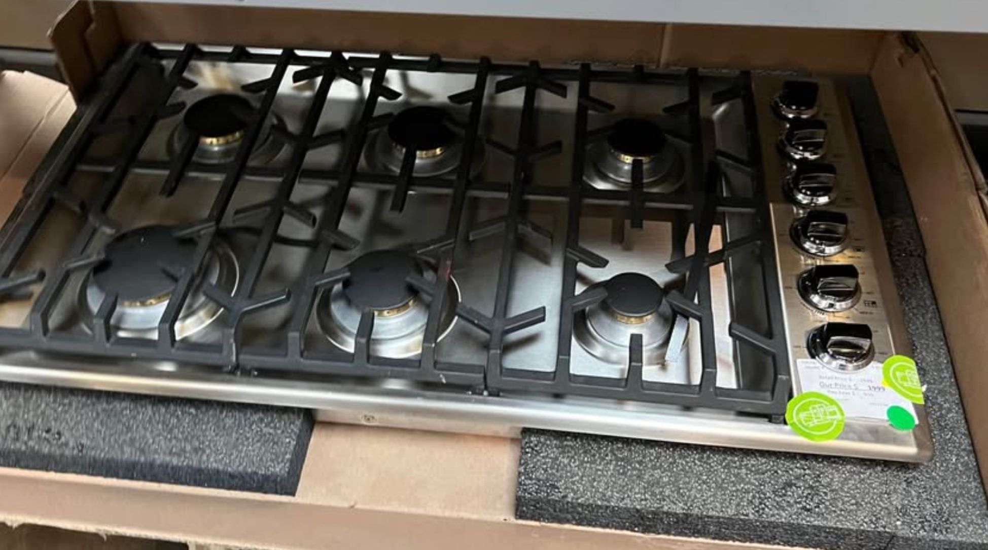 Viking 36 Inch Cooktop 6 Burners