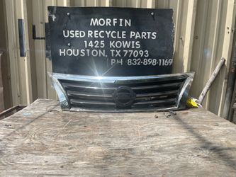 Nissan Altima 2013-2015 Chrome Front Bumper Grille Upper