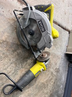 Ryobi Circular Saw and Angle Grinder Combo