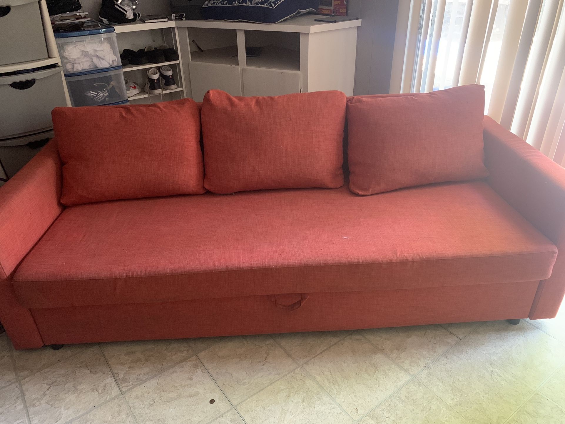 Sleeper Sofa And storage Underneath