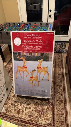 Christmas Decorations Dear Family With 729 LED Light