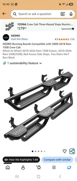 Dodge running boards