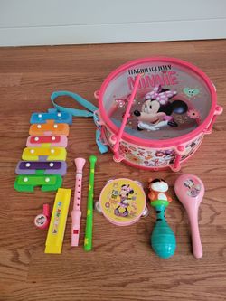 Minnie Mouse Drum Set