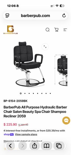 Barber Chair for $180 obo