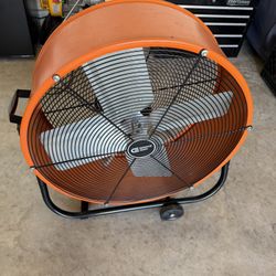 2 Speed 24 Inch Drum Fan 