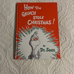 Hardback Dr. Seuss How the Grinch Stole Christmas
