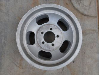 Shelby Cal 500 Aluminum 15x7" Rim 5x5" Lug Vintage Slot Mag Wheel