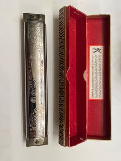 Vintage M. Hohner “The Up to Date” No. 453 Harmonica – Key of C – Made in Germany – Original Box