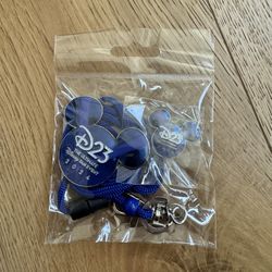 D23 THE ULTIMATE DISNEY FAN EVENT EXPO 2024 LANYARD AND PIN SET