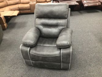 Grey Reclining Chair