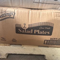 7”clear Disposable Plates 12x40 