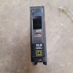 Square D Miniature Circuit Breaker - 20 A,