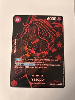 TCG One Piece English Yasopp (SP) OP09-013 Legacy of the Master Foil - NM