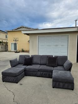 Gray 6 Piece Sofa Set 💥 Free Delivery 💥