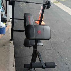 Bench Press And Weights 