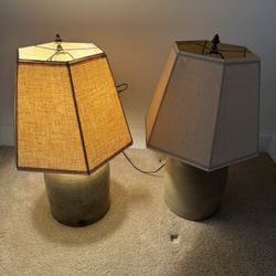 Jug Lamps - Set Of 2