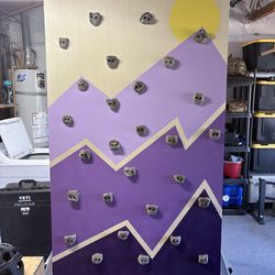 Rock climbing wall