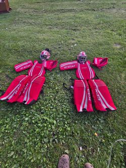 CCM Street Hockey Goalie Equipment Set x2