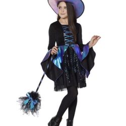 Kids Mystic Witch Costume Size Medium 8-10