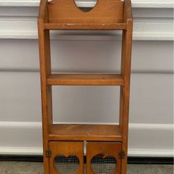 Country cottage farmhouse wood shed with hearts