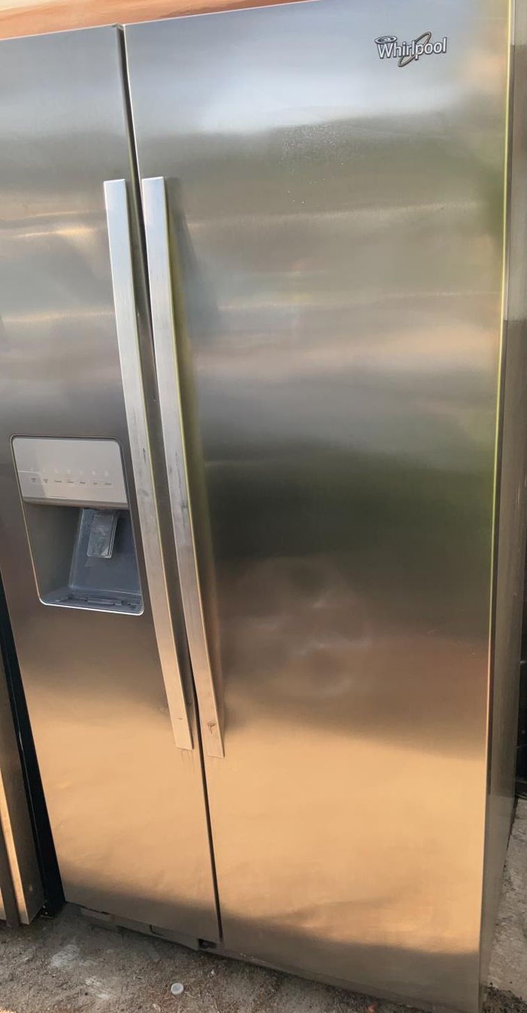 Whirlpool Side By Side Stainless Steel Refrigerator
