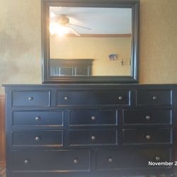 Dresser And Headboard 