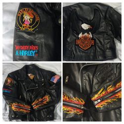 My Daddy Rides A Harley-Davidson Jacket Size 10 Kids