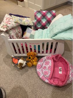American Girl Doll Crib & Bassinet