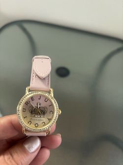 Juicy Couture Pink Leather Watch