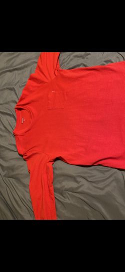 Supreme long sleeve pocket tee